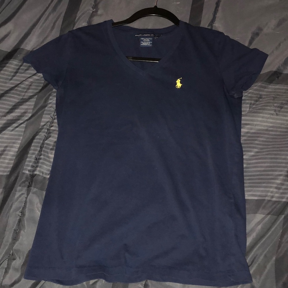 Navy blue Ralph Lauren v neck